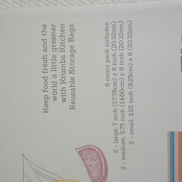 Reusable Storage bags - Picture 8 of 8